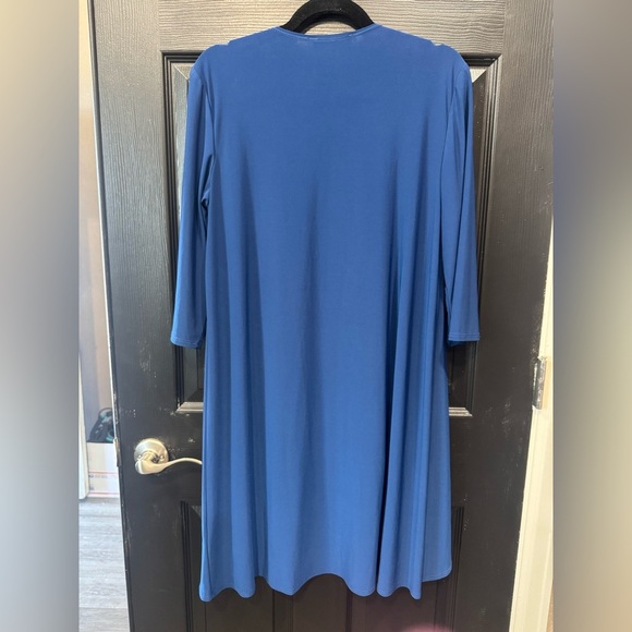 3/$15🩶R&M Richards Blue Open Front Cardigan - Picture 2 of 3